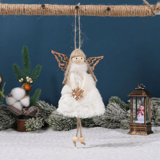 Christmas Cartoon Style Angel Cloth Daily Party Hanging Ornaments Decorations Hanging Ornaments