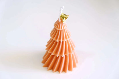 Christmas Minimalist Classic Style Pumpkin Christmas Tree Snowflake Soy Wax Candle