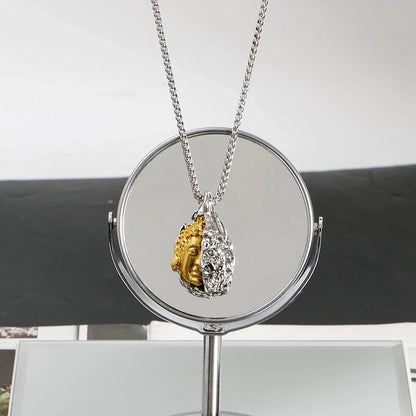 Hip-hop Animal Cartoon Character Alloy Titanium Steel Pendant Necklace In Bulk