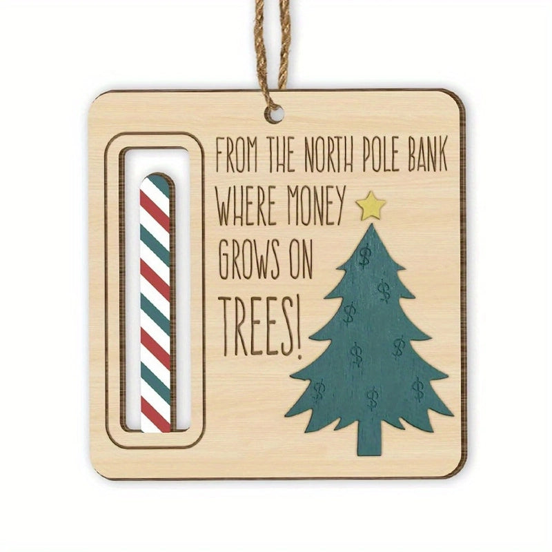 Christmas Cartoon Style Santa Claus Snowman Elk Wood Daily Festival Hanging Ornaments Decorations Hanging Ornaments