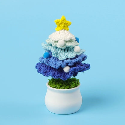 Christmas Pastoral Christmas Tree Plastic Yarn Party Ornaments