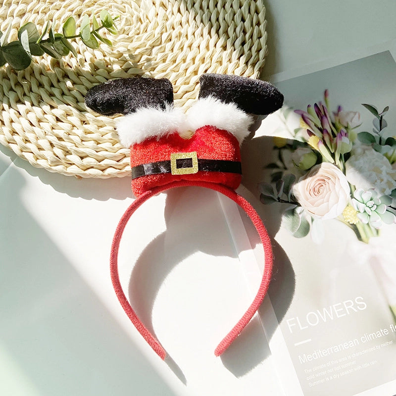 Christmas Cartoon Style Christmas Hat Plastic Christmas Costume Props