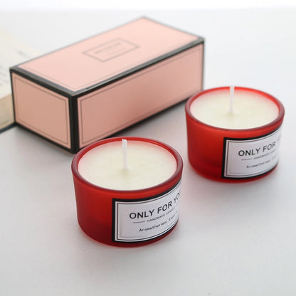 Set Round Cup Essential Oil Aromatherapy Candle Cup Christmas Accessories Candy Box Gift Accompanying Gift Box Birthday