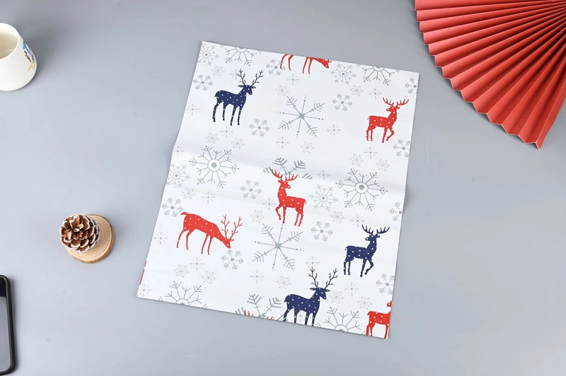 Cross-border New Christmas Gift Bag Santa Claus Drawstring Bag Aluminum Foil Bag Candy Packaging Bag Gift Bag