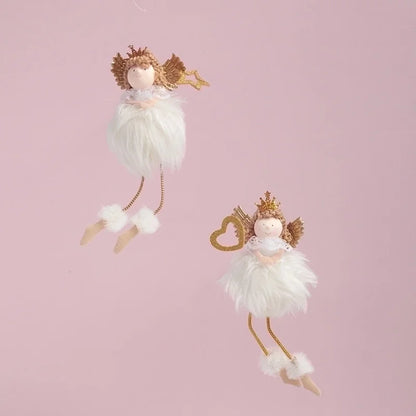 Christmas Angel Cloth Plush Party Hanging Ornaments
