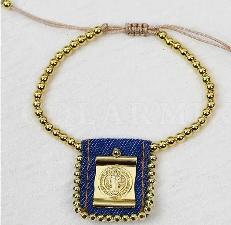 Copper Elegant Vintage Style Beaded Plating Inlay Geometric Zircon Bracelets