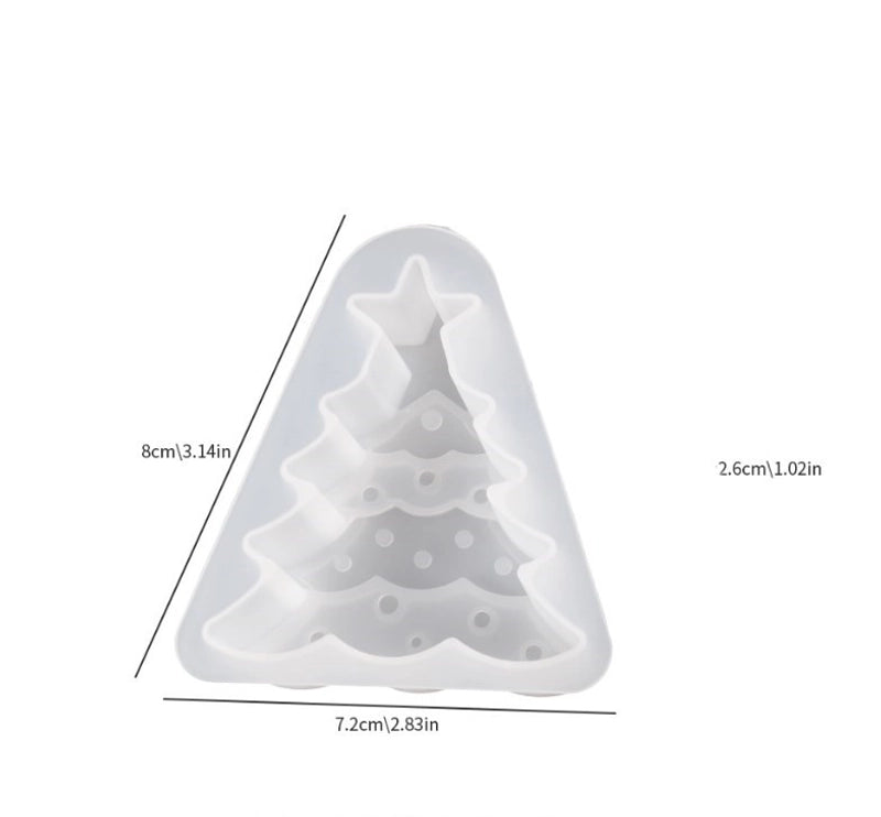 Christmas Cute Christmas Tree Snowflake Silica Gel