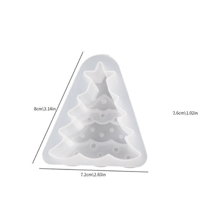 Christmas Cute Christmas Tree Snowflake Silica Gel