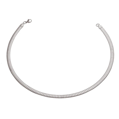 Basic Modern Style Classic Style Geometric Titanium Steel Plating Choker