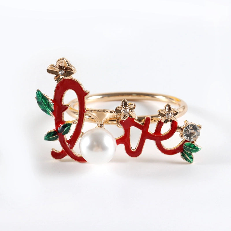 Cute Christmas Tree Santa Claus Alloy Napkin Rings 1 Set Of 6