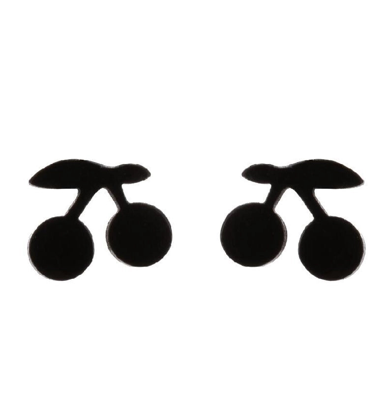 1 Pair Fashion Heart Shape Flower Plating 304 Stainless Steel 18K Gold Plated Stainless Steel Earrings