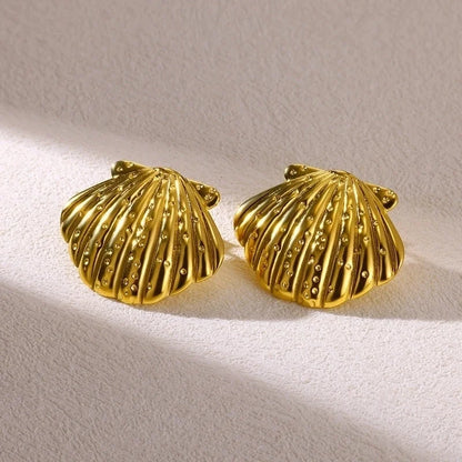 1 Pair Elegant Vintage Style Heart Shape Bow Knot 304 Stainless Steel 18K Gold Plated Ear Studs