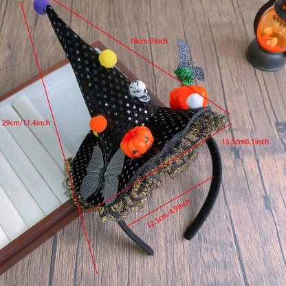 Halloween Cute Funny Pumpkin Witches Knot Skull Fabric Holiday Daily Party