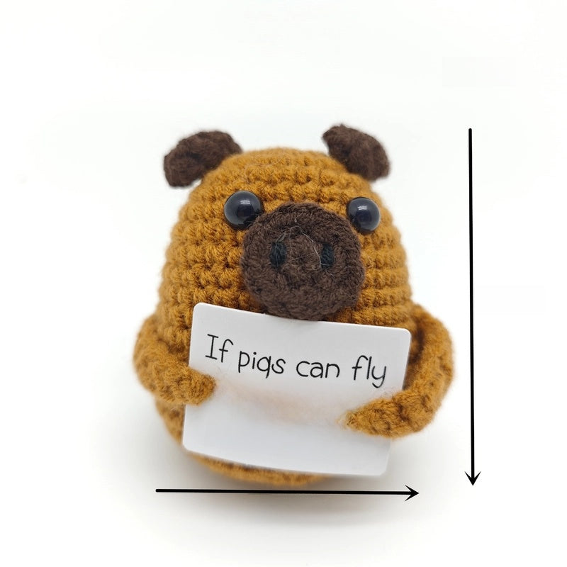 Cute Animal Fruit Vegetable Yarn Ornaments Artificial Decorations