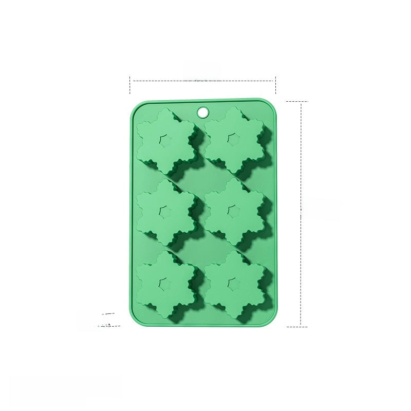In Stock 6 Even Christmas Silicone Cake Mold DIY Household Kitchen Food Grade Baking Tools Manufacturers