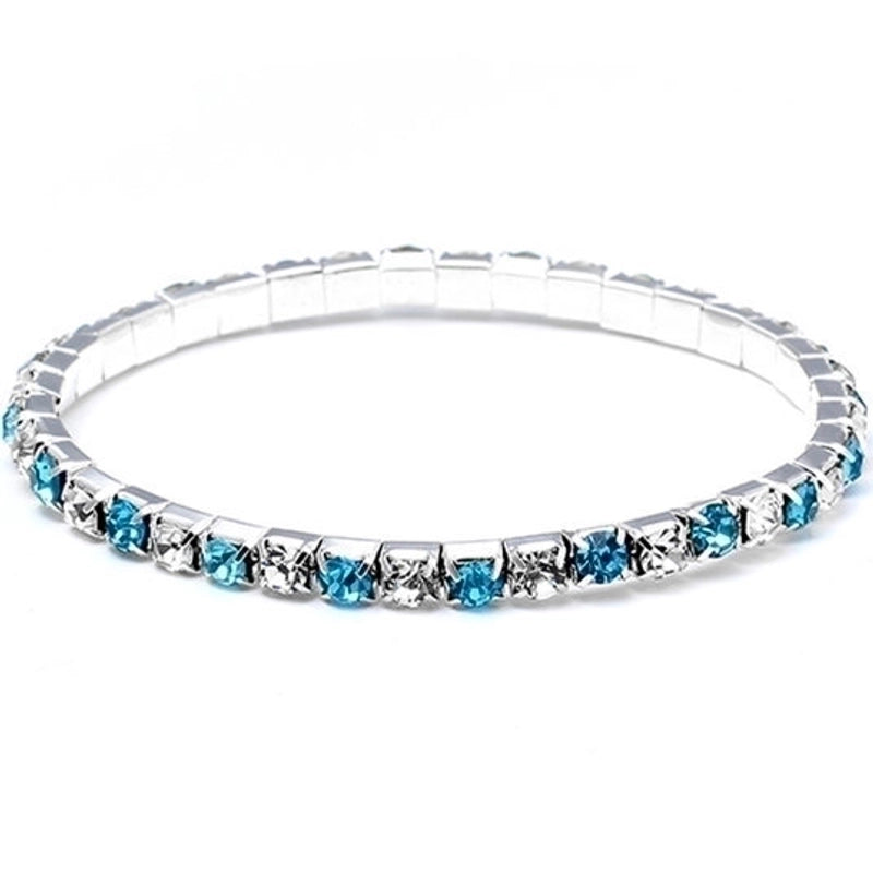 Minimalist Geometric Crystal Rhinestone Gem Bracelets