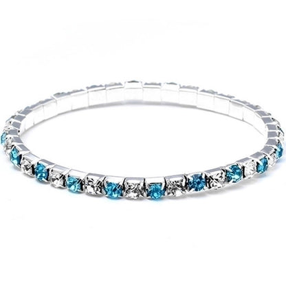 Minimalist Geometric Crystal Rhinestone Gem Bracelets