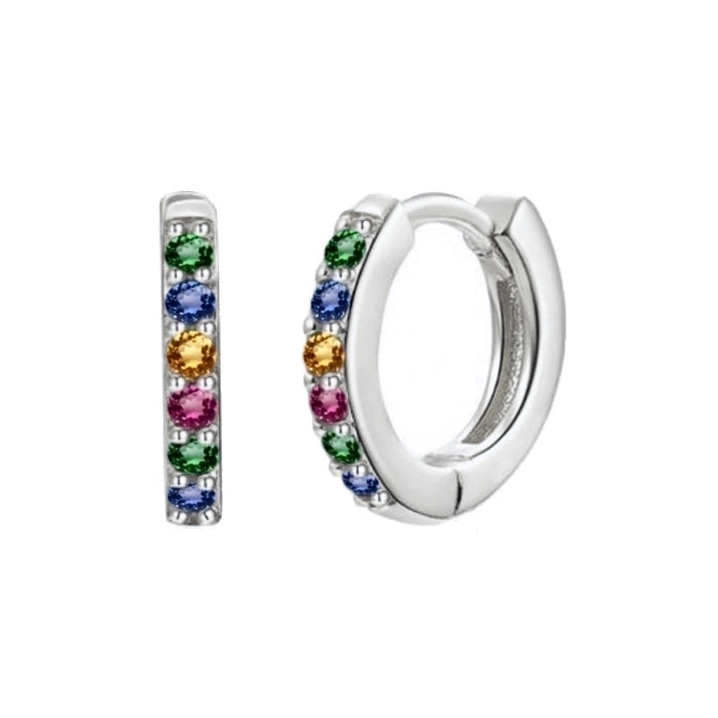 Fashion Geometric Copper Artificial Gemstones Earrings