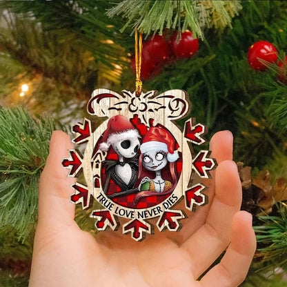 Christmas Fashion Cartoon Wood Party Hanging Ornaments
