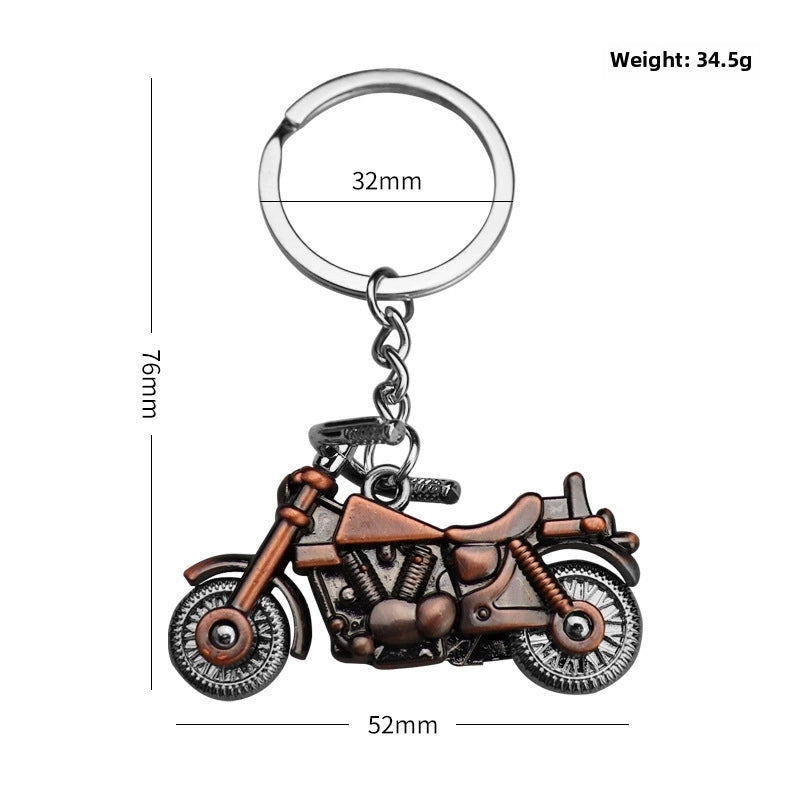 Simulation Cool Helmet Motorcycle Suit Keychain Metal Helmet Keychain Pendant Motorcycle Keychain