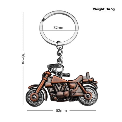 Simulation Cool Helmet Motorcycle Suit Keychain Metal Helmet Keychain Pendant Motorcycle Keychain
