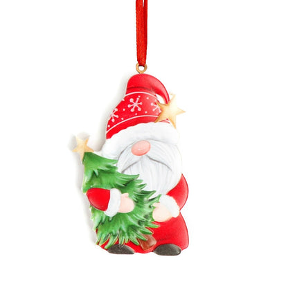 2022 New Christmas Resin Pendant Christmas Tree Decorations Small Charm Resin Elk Christmas Ornaments
