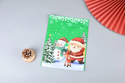 Cross-border New Christmas Gift Bag Santa Claus Drawstring Bag Aluminum Foil Bag Candy Packaging Bag Gift Bag