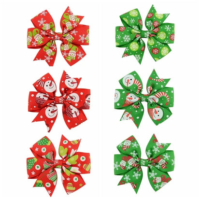 Christmas Fashion Plaid Bow Knot Daily Costume Props