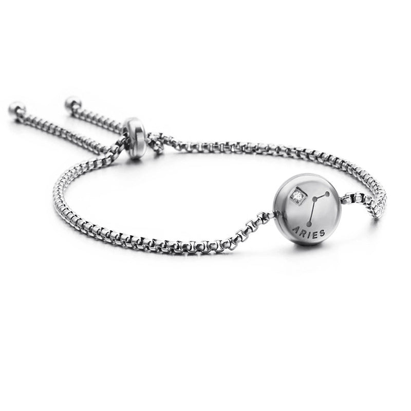 Constellation Titanium Steel 18K Gold Plated Bracelets In Bulk