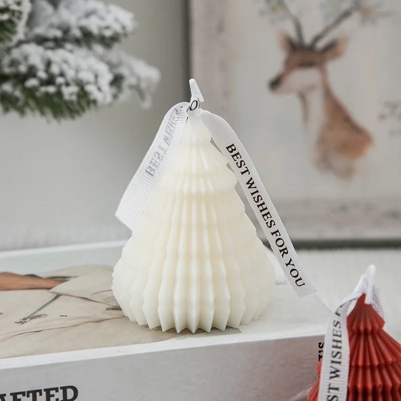 Christmas Cute Christmas Tree Paraffin Candle Home Fragrance