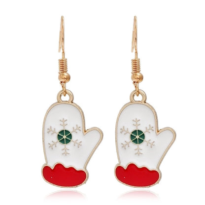 Fashion Christmas Tree Santa Claus Alloy Plating Women's Drop Earrings 1 Pair