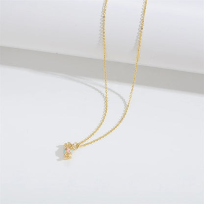 Copper Cable Chain 14K Gold Plated Enamel Ice Cream Lollipop Chili Necklace