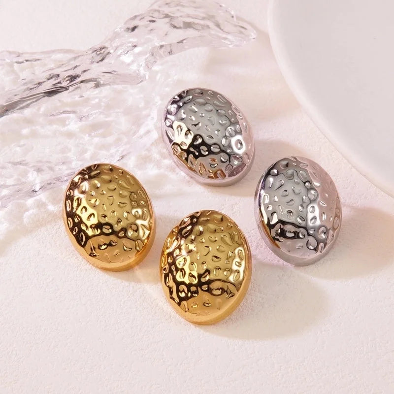 1 Pair Cute Vintage Style Classic Style Geometric 304 Stainless Steel Imitation Gold Ear Studs