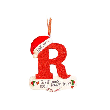 Cross-border Hot 26 English Letters Car Pendant Christmas Tree Decorative Ornaments Home Decorations