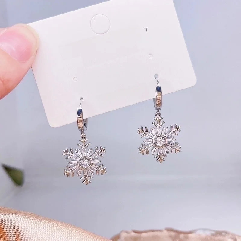 1 Pair Christmas Elegant Christmas Tree Plating Copper Ear Studs