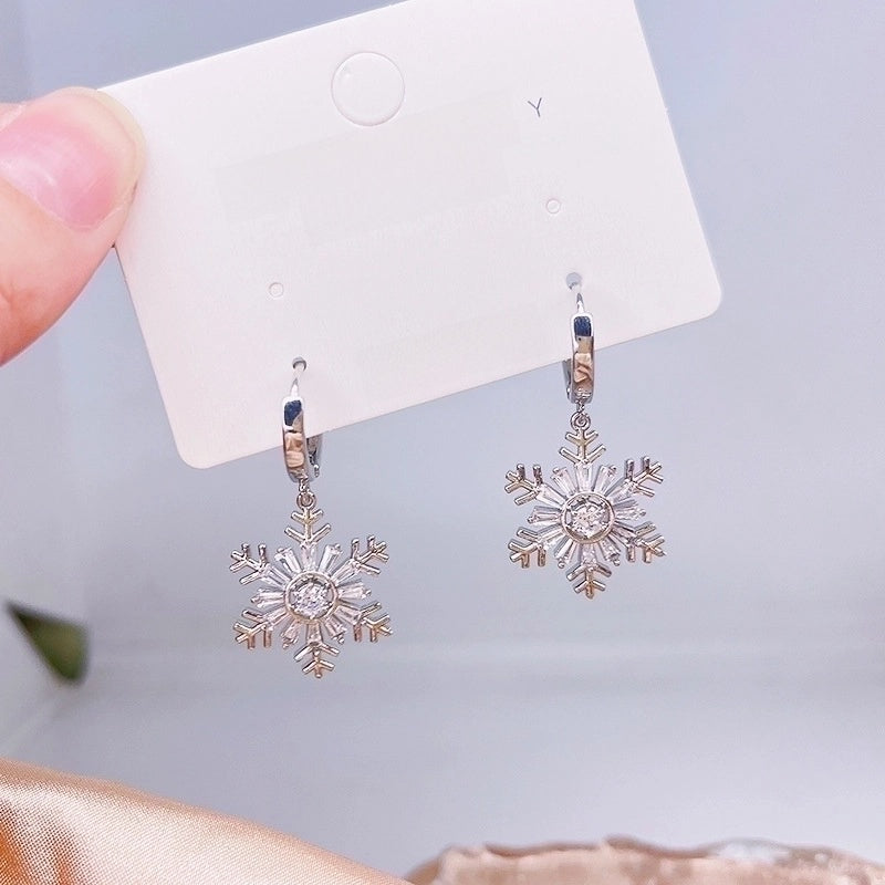 1 Pair Christmas Elegant Christmas Tree Plating Copper Ear Studs