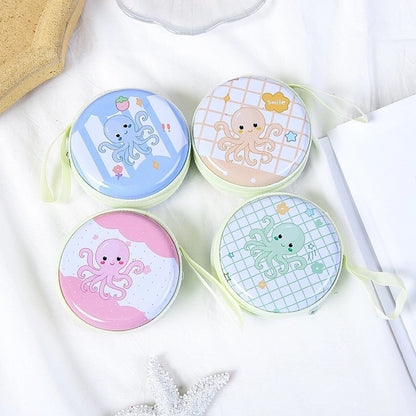 3 Pieces Women'S Cartoon Tinplate Zipper Coin Purses