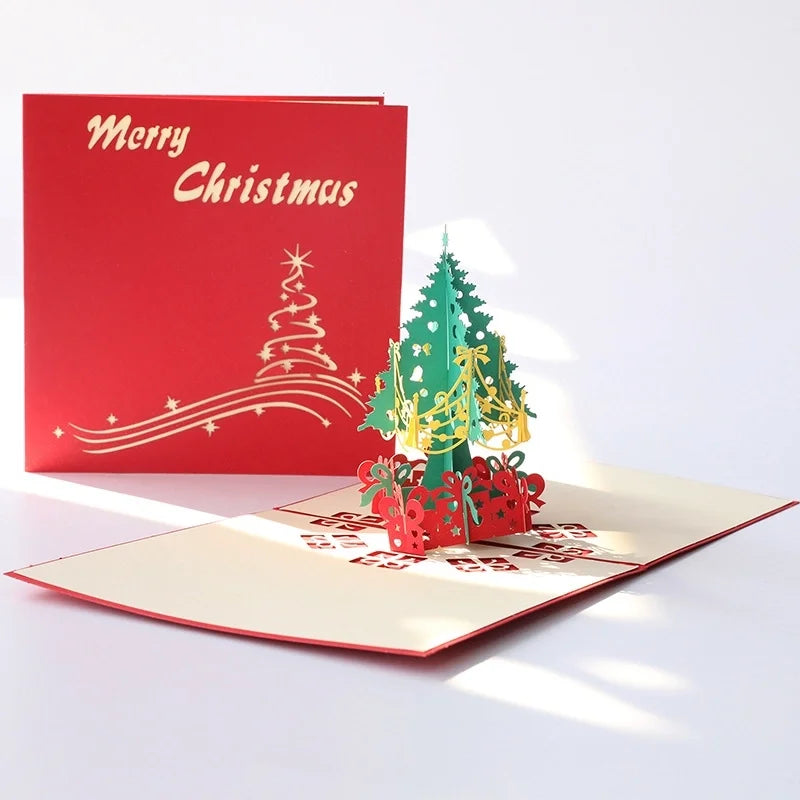 Christmas Minimalist Classic Style Christmas Tree Holiday Daily Card