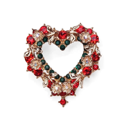 Cartoon Style Geometric Alloy Plating Artificial Diamond Women's Cartoon Brooches