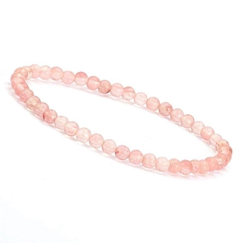 1 Piece Minimalist Round Natural Stone Beaded Bracelets