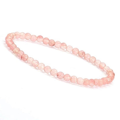 1 Piece Minimalist Round Natural Stone Beaded Bracelets