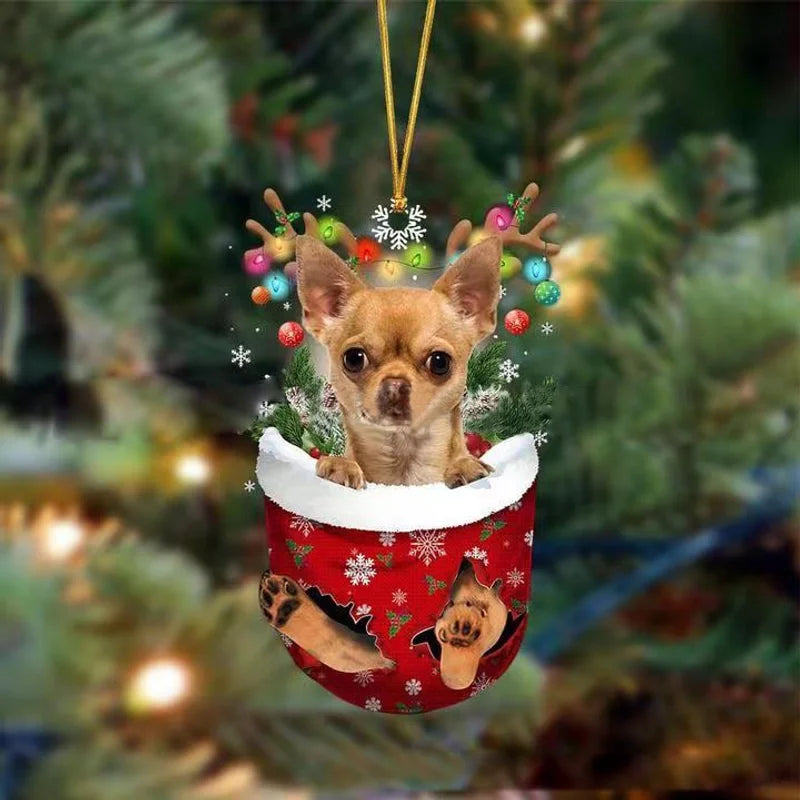 Christmas Modern Style Classic Style Dog Arylic Party Festival Hanging Ornaments