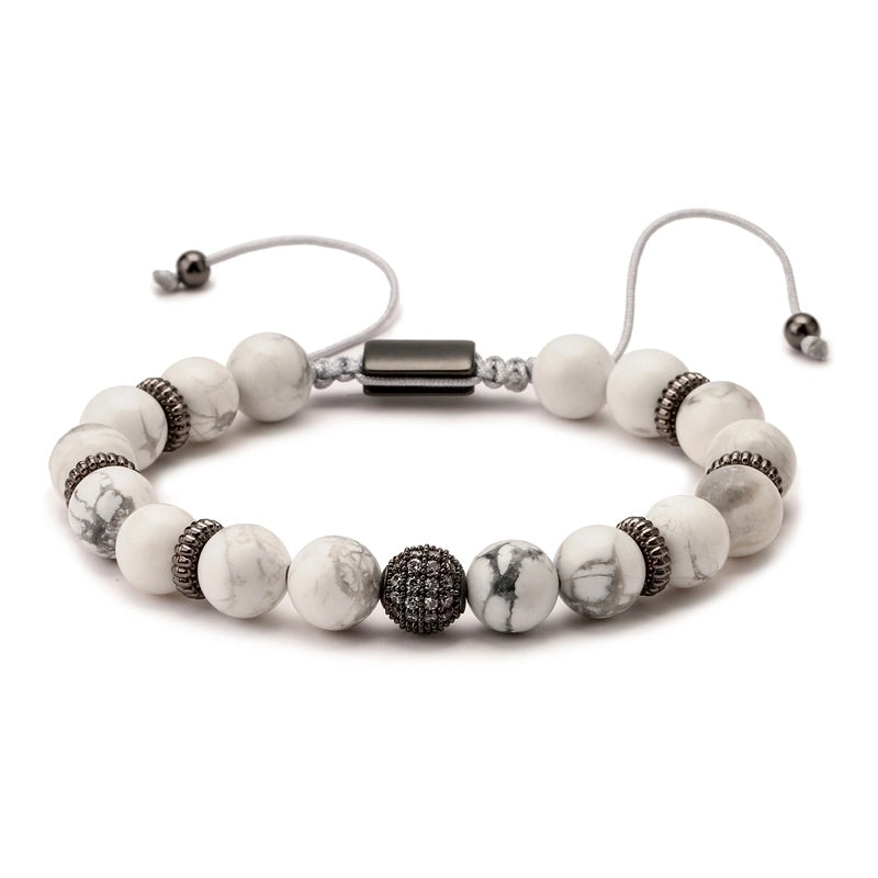 Retro Geometric Natural Stone Bracelets