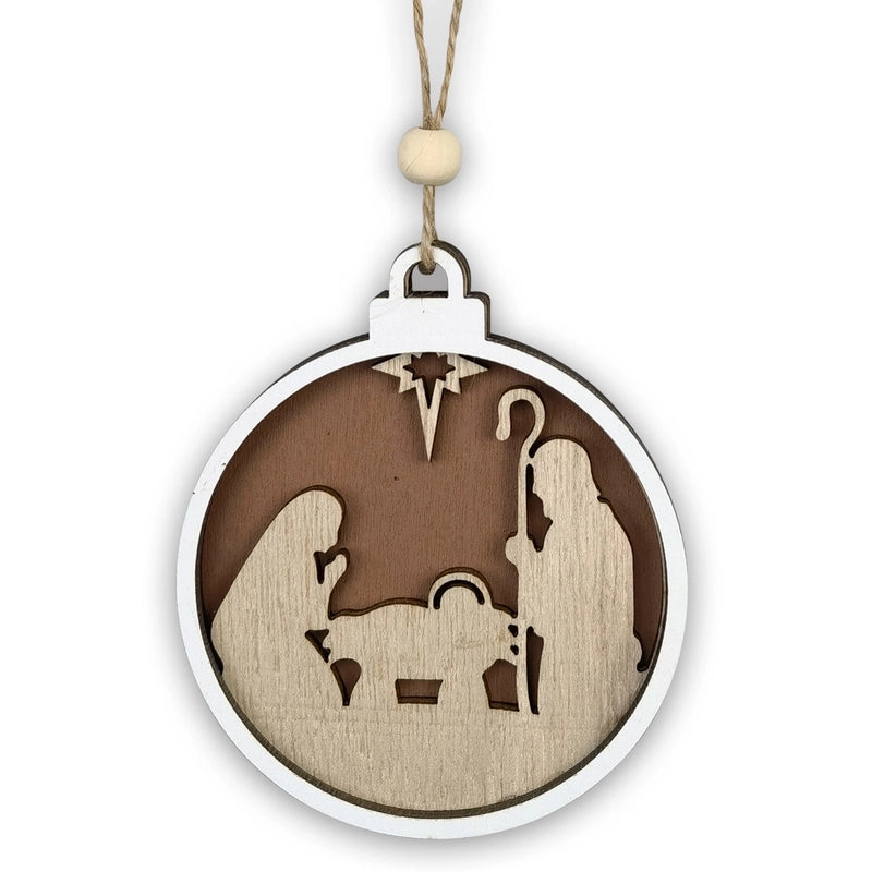 Christmas Cartoon Style Cartoon Wood Party Street Hanging Ornaments