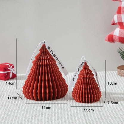 Christmas Cute Christmas Tree Paraffin Candle Home Fragrance