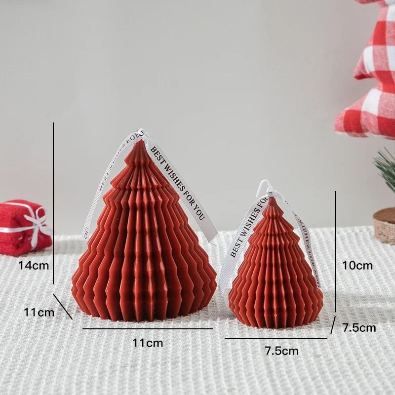 Christmas Cute Christmas Tree Paraffin Candle Home Fragrance