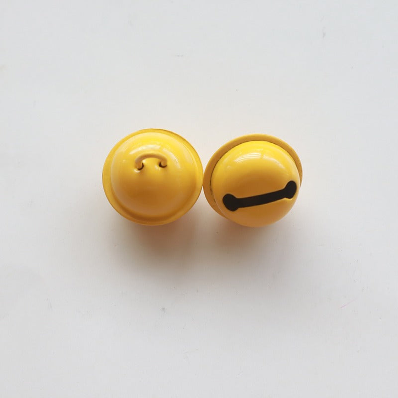 100 Pieces Fashion Bell Metal Iron Plating Christmas Women'S Keychain