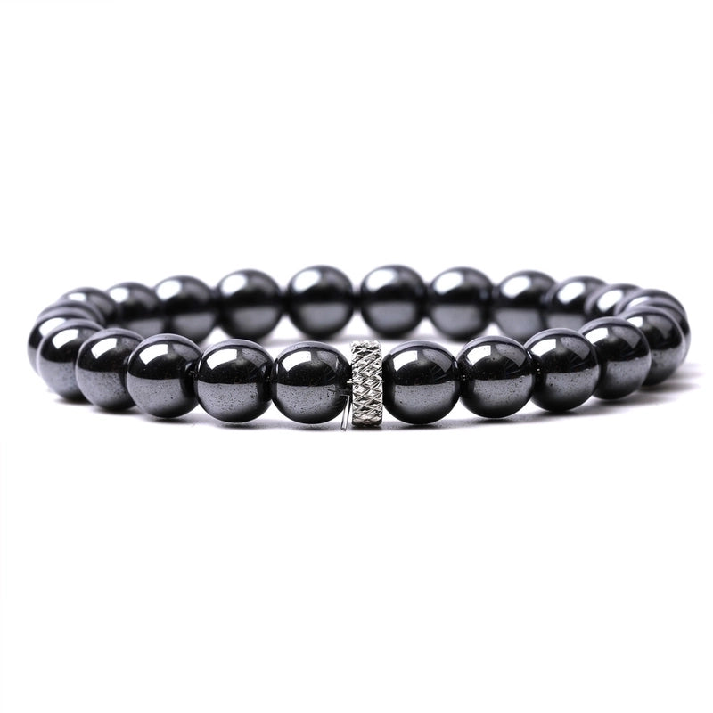 Casual Retro Round Beaded Tiger Eye Bracelets