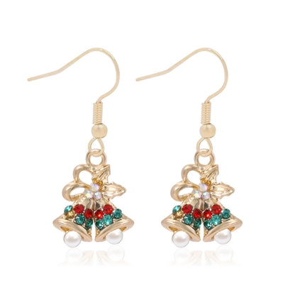 1 Pair Classic Style Geometric Santa Claus Snowflake Alloy Drop Earrings Ear Studs