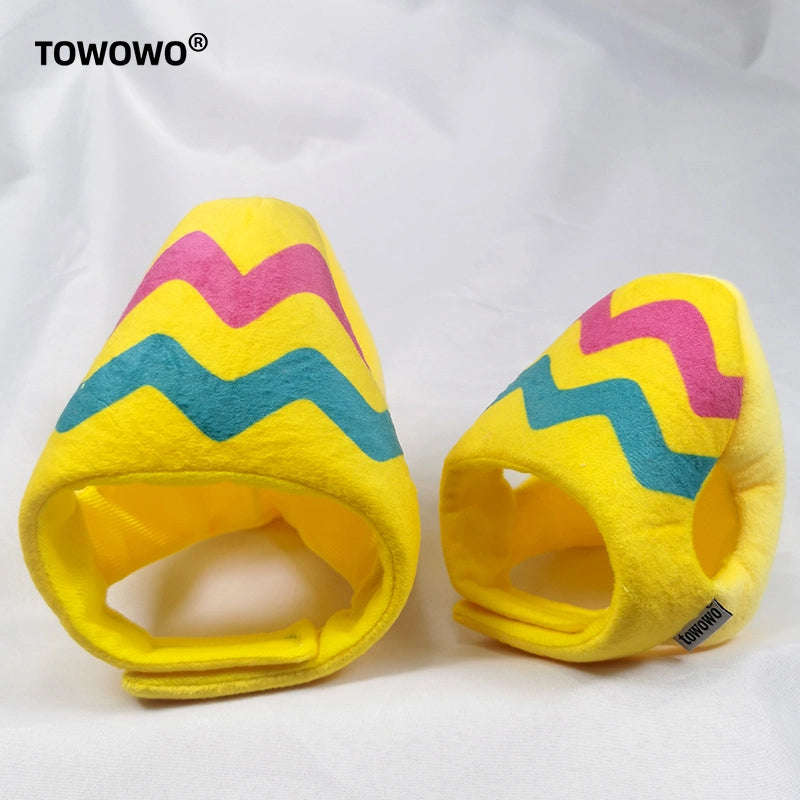 New Year Pet Christmas Hat Cat Cute Head Clothing Products Transformation Panda Small Dog Cat Toy Headgear